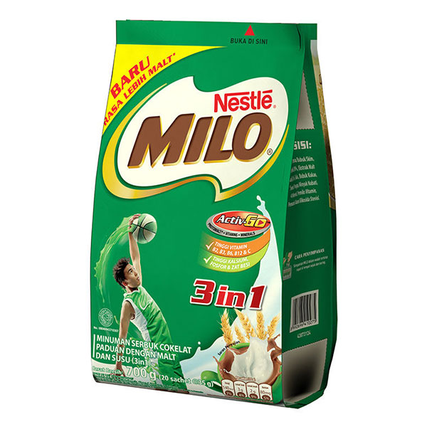 MILO 3 IN1 DANCOW 20 PCS X 35 GR